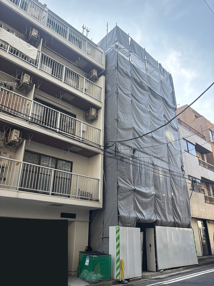 土地を最大限に活かす｜横浜市西区の狭小地に建つ5階建てマンション